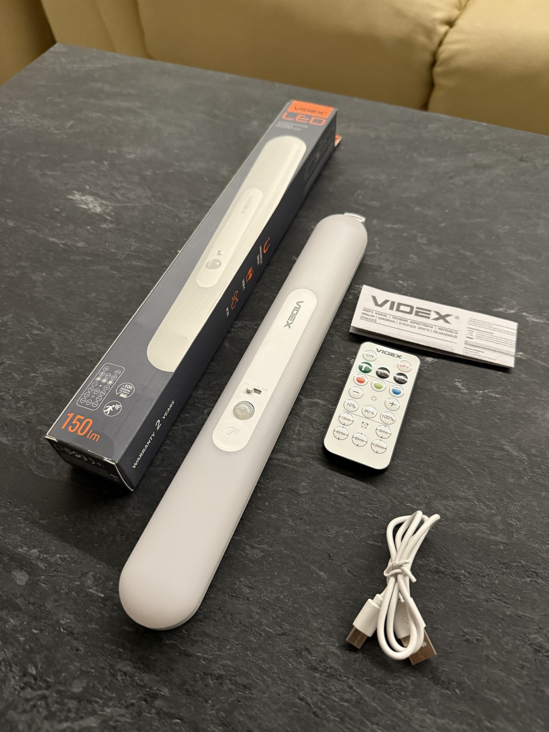 Акумуляторний LED світильник Videx з датчиком руху - Зображення 8