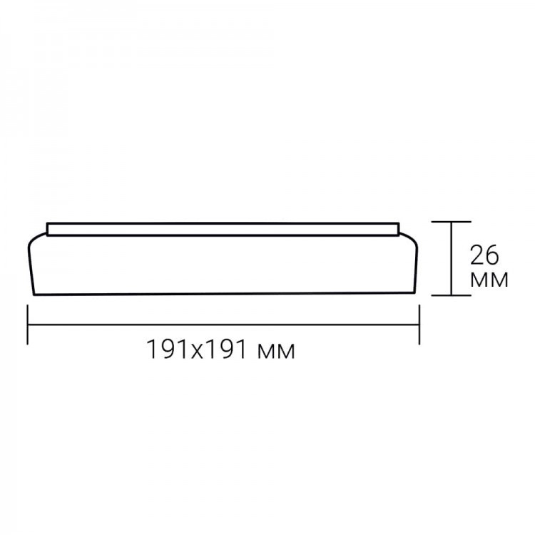 LED світильник Ardero Al808 24W, чорний - Зображення 3
