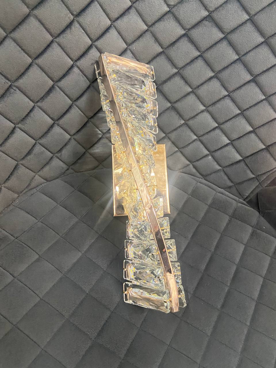 Настінне бра золото кришталь LED 15W