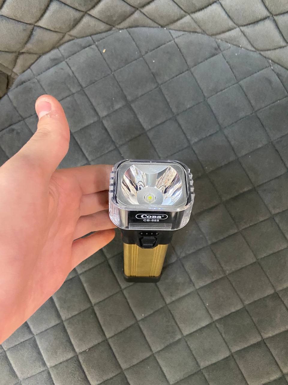 Акумуляторний ліхтар-прожектор багаторежимний - Зображення 3