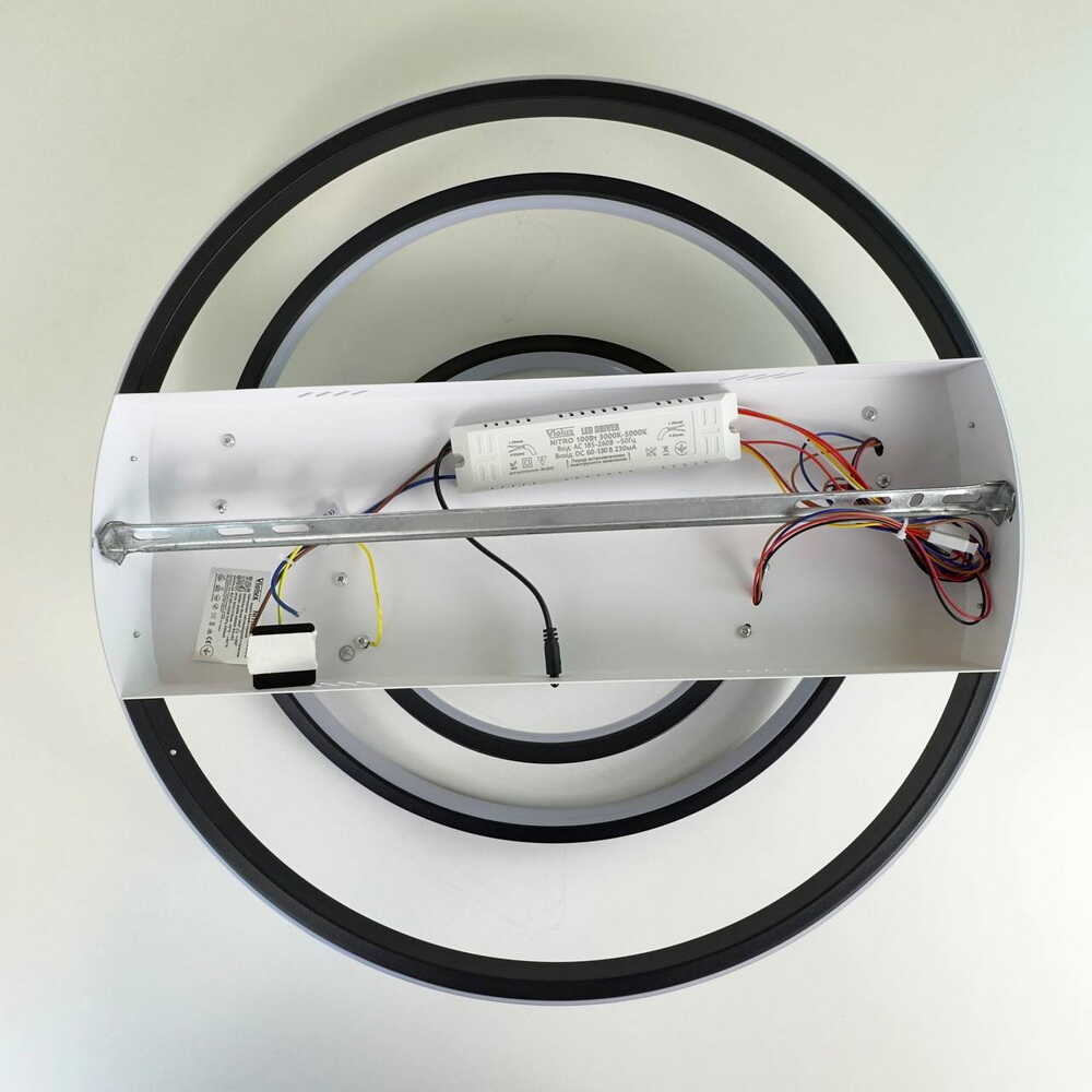 LED світильник SMART NITRO круг 100W, біло-чорний - Зображення 4