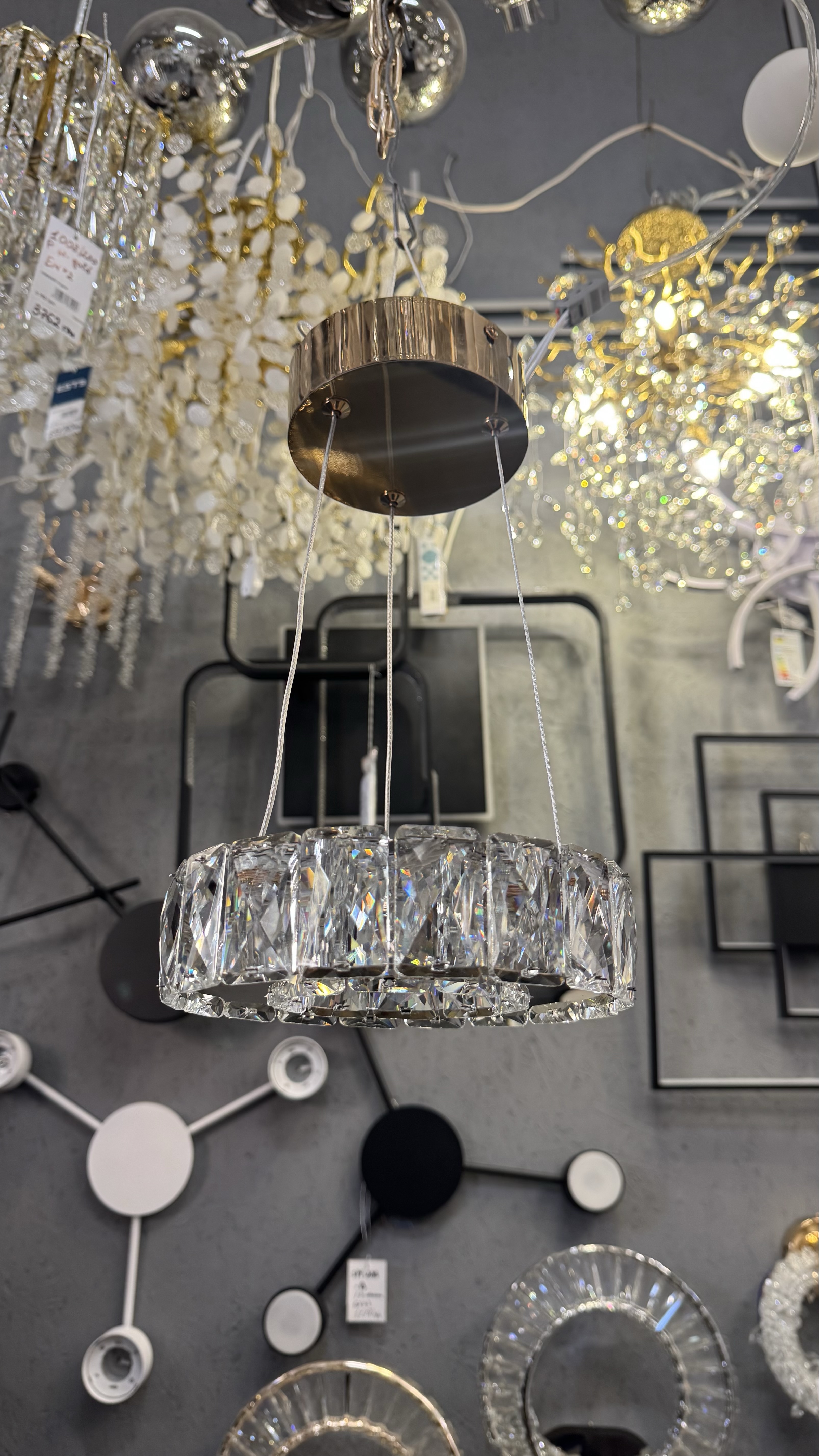 Підвісний LED світильник 17W, Золото - Зображення 6