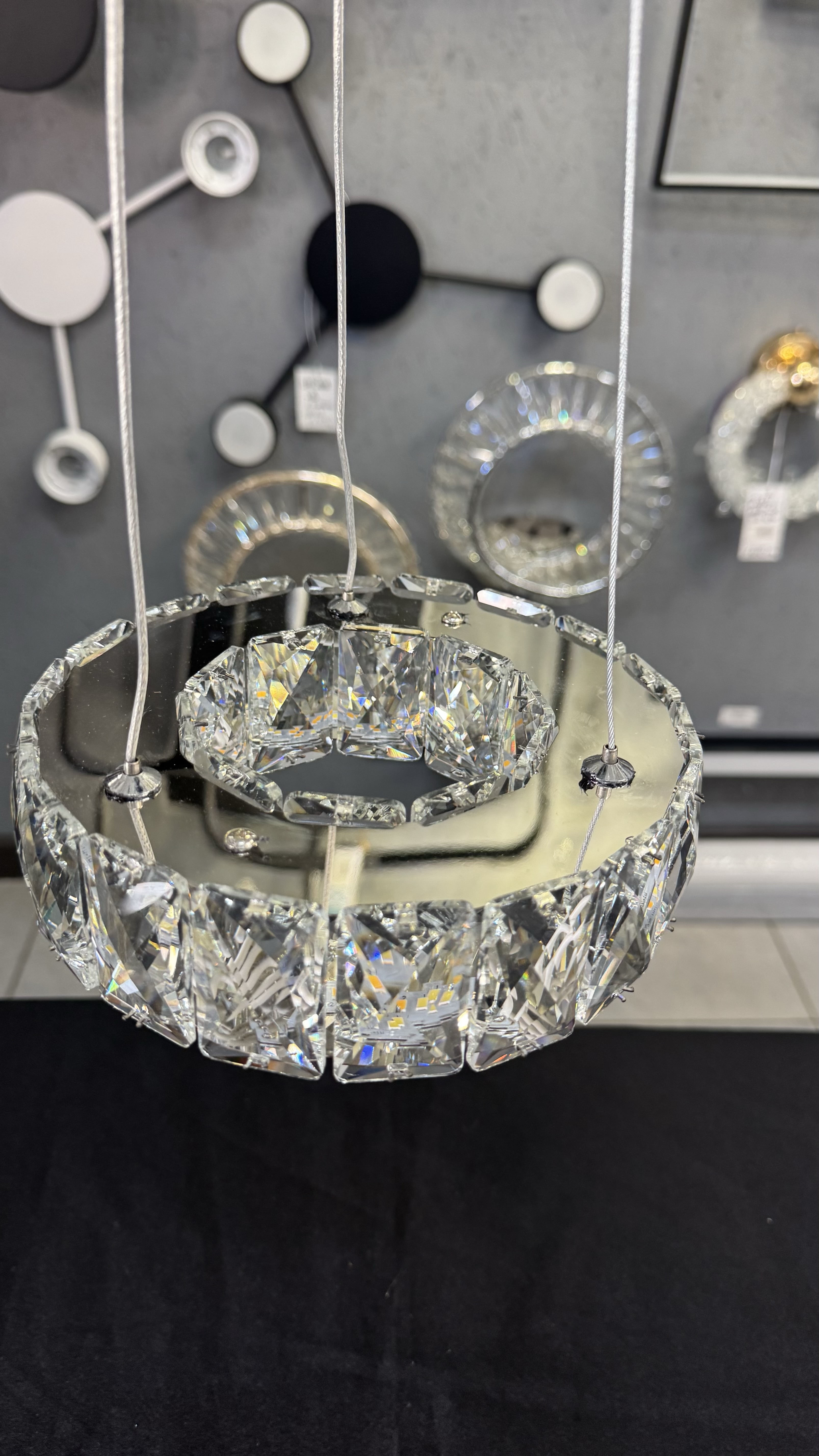 Підвісний LED світильник 17W, Хром - Зображення 12