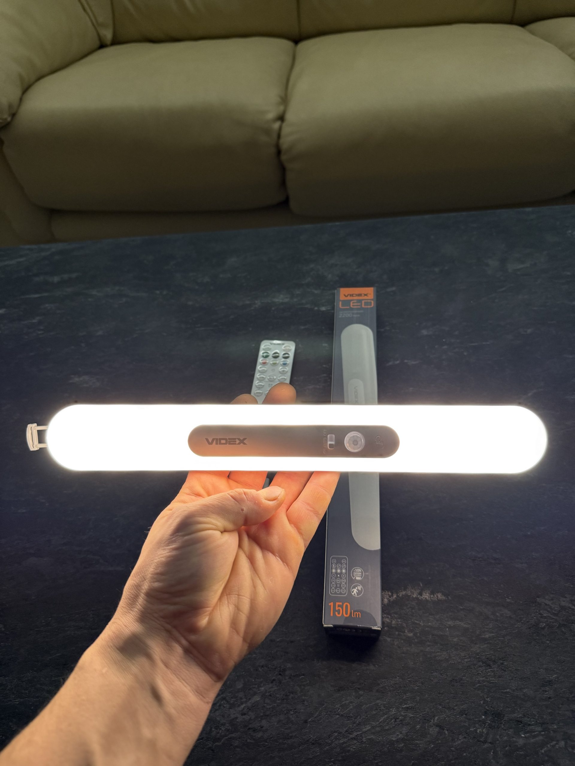 Акумуляторний LED світильник Videx з датчиком руху - Зображення 2