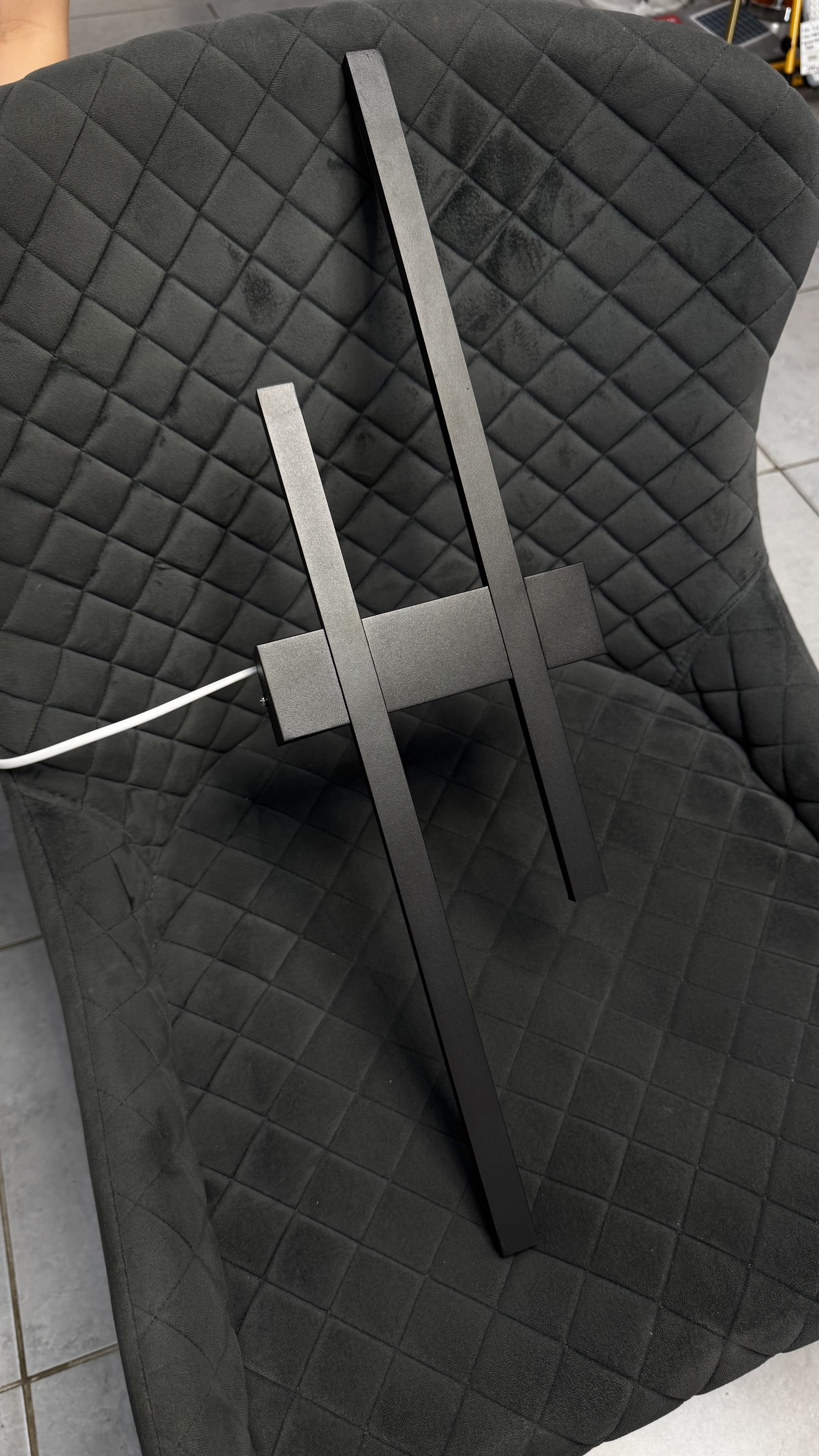 Настінний світильник правий чорного кольору з двома LED-джерелами - Зображення 8