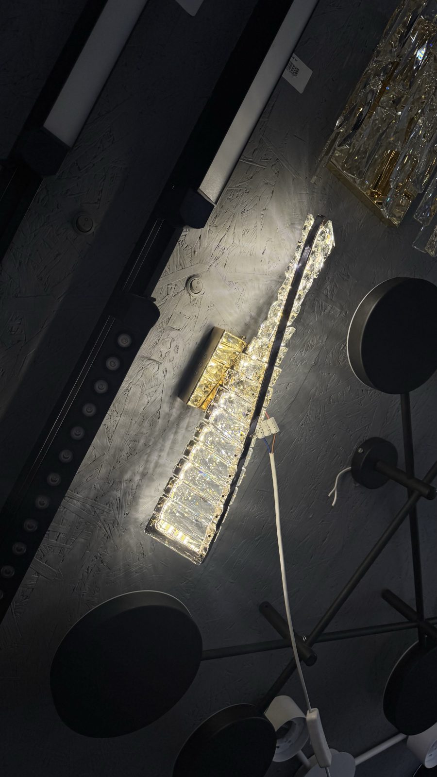 Настінне бра золото кришталь LED 15W - Зображення 12