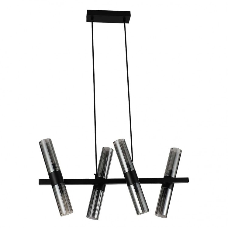 Ardero AURORA підвісна чорна люстра на 8 ламп E14 - Зображення 2