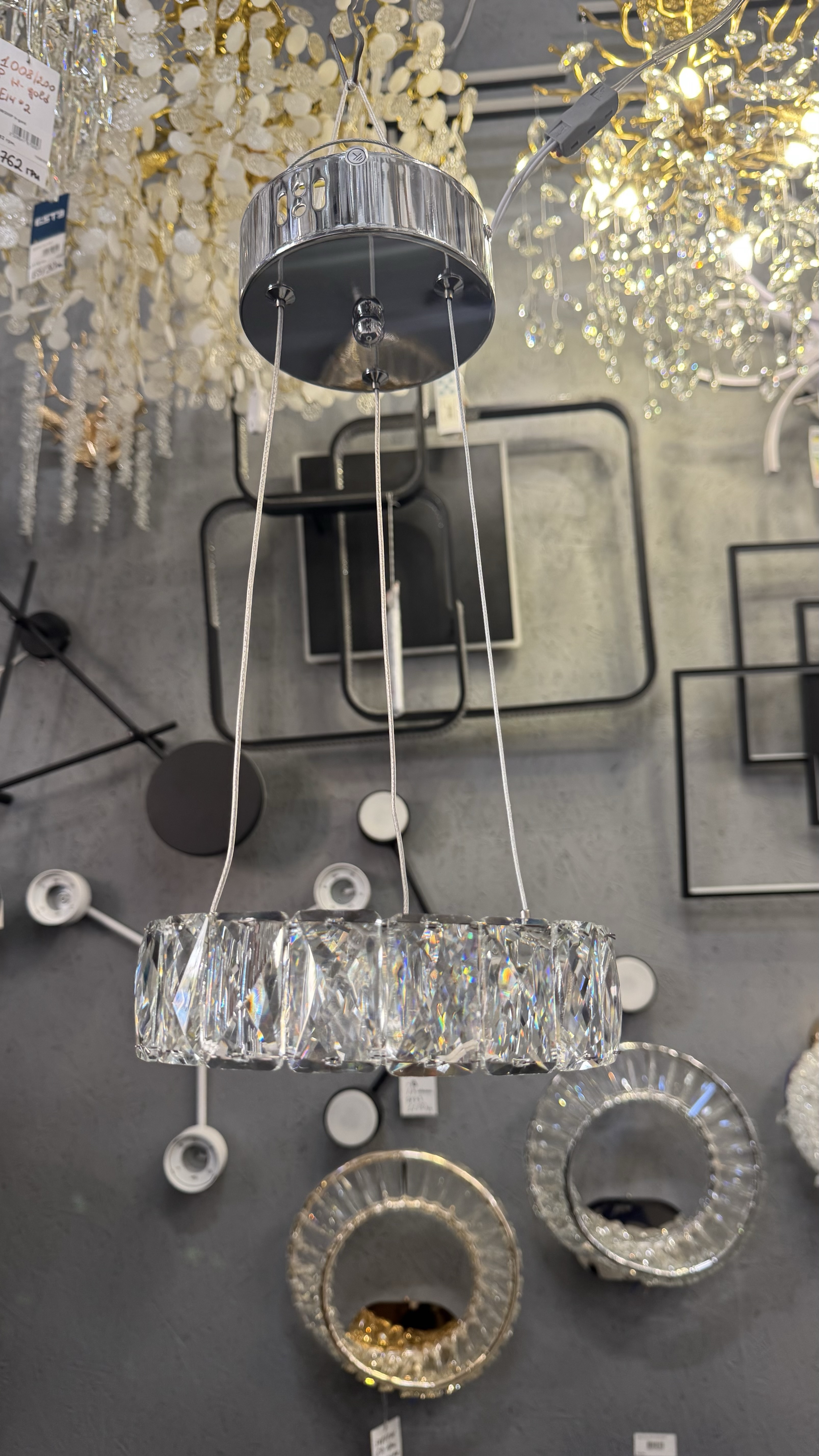 Підвісний LED світильник 17W, Хром - Зображення 15