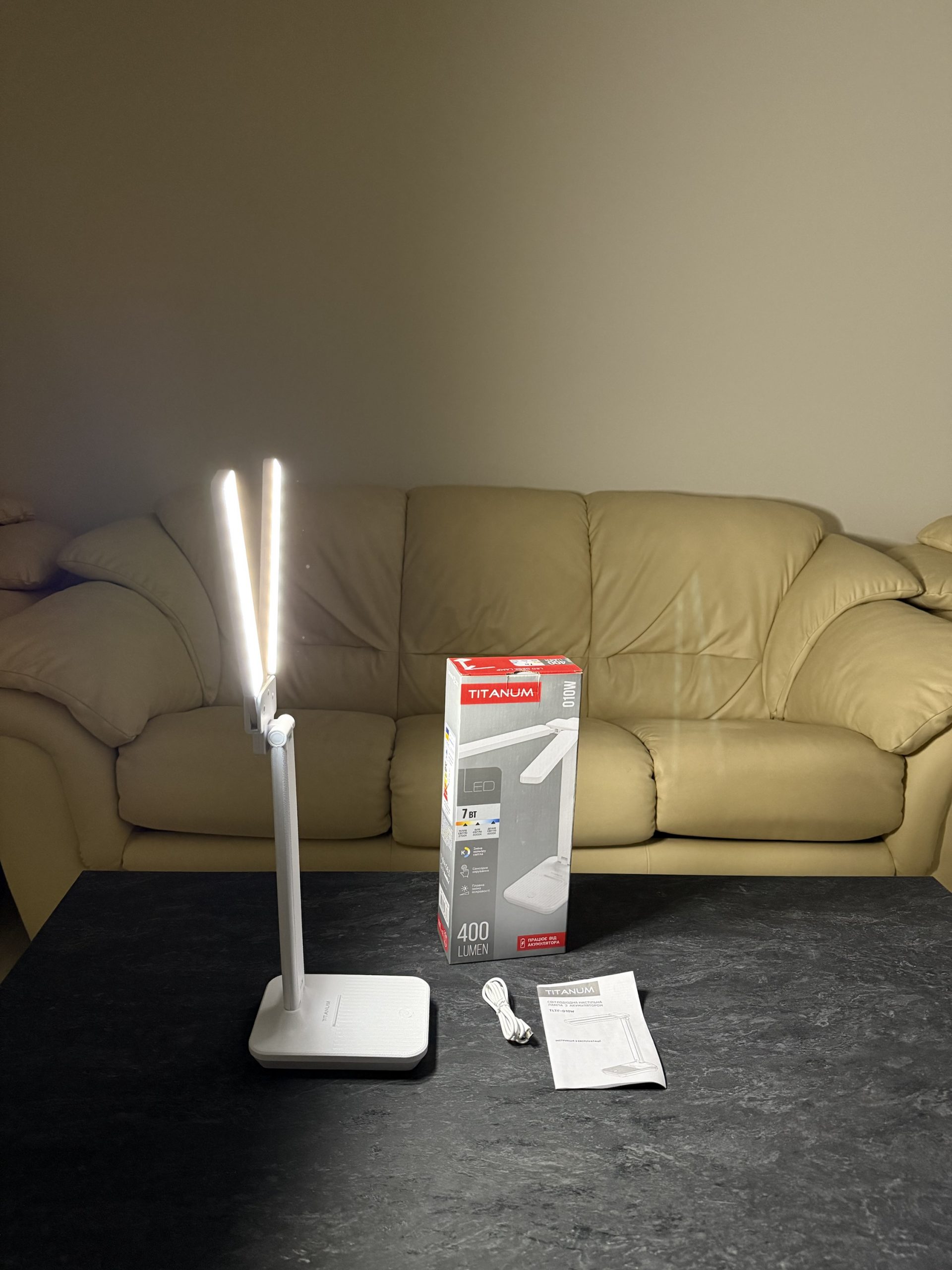 Переносна лампа настiльна з акумулятором TITANUM TLTF-010W 7W 2700-6000K - Зображення 9