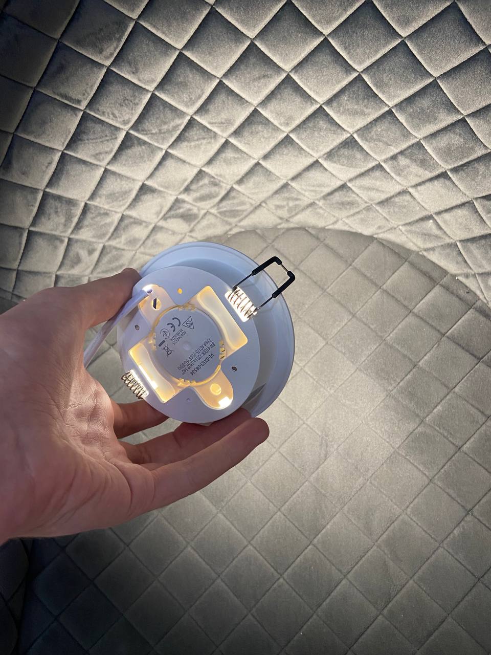 Вбудований світильник DL2817 білий, круглий - Зображення 11