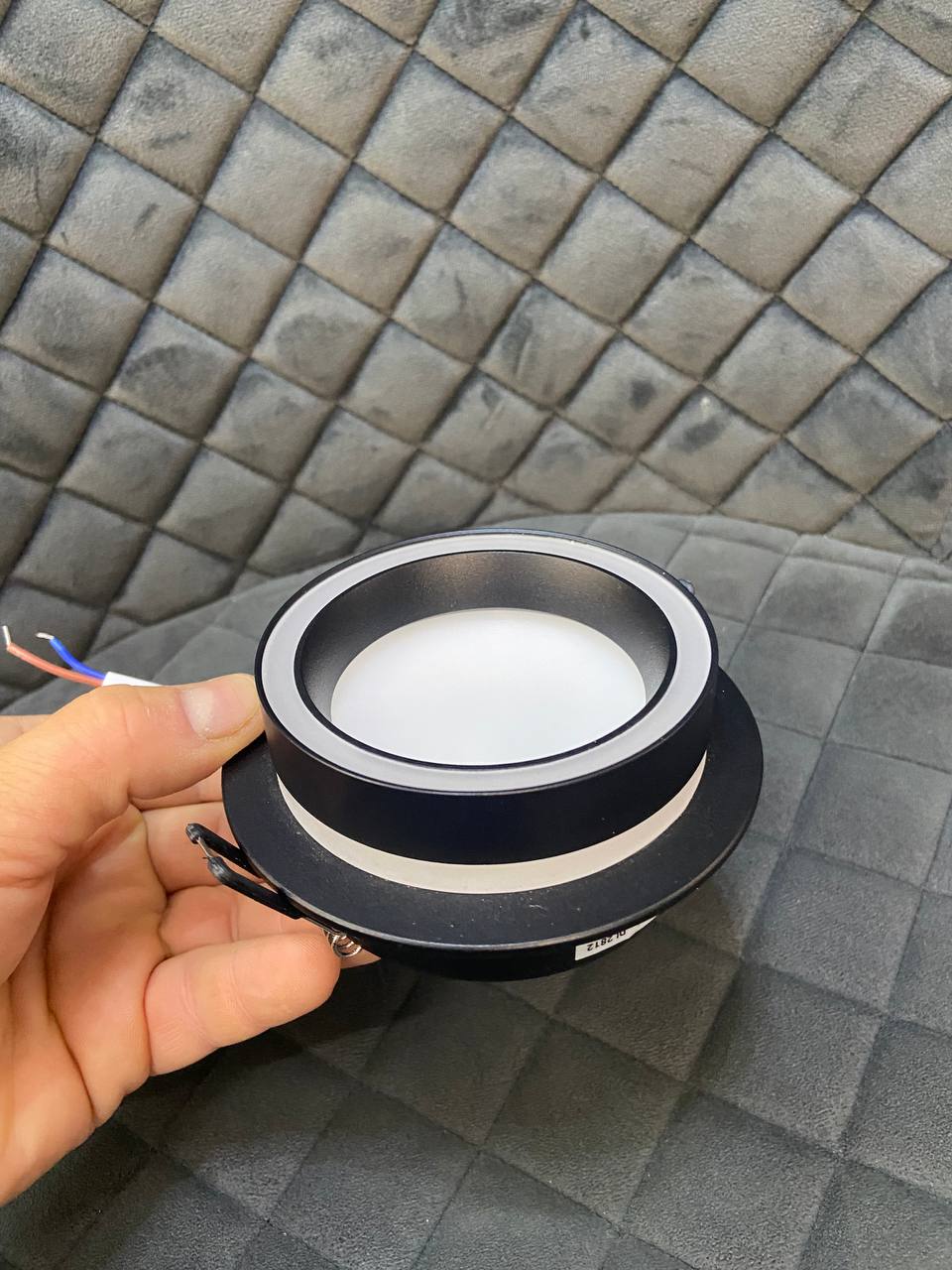 Вбудований світильник чорний - Зображення 9