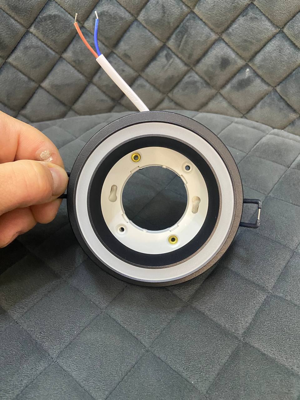 Вбудований світильник чорний - Зображення 8