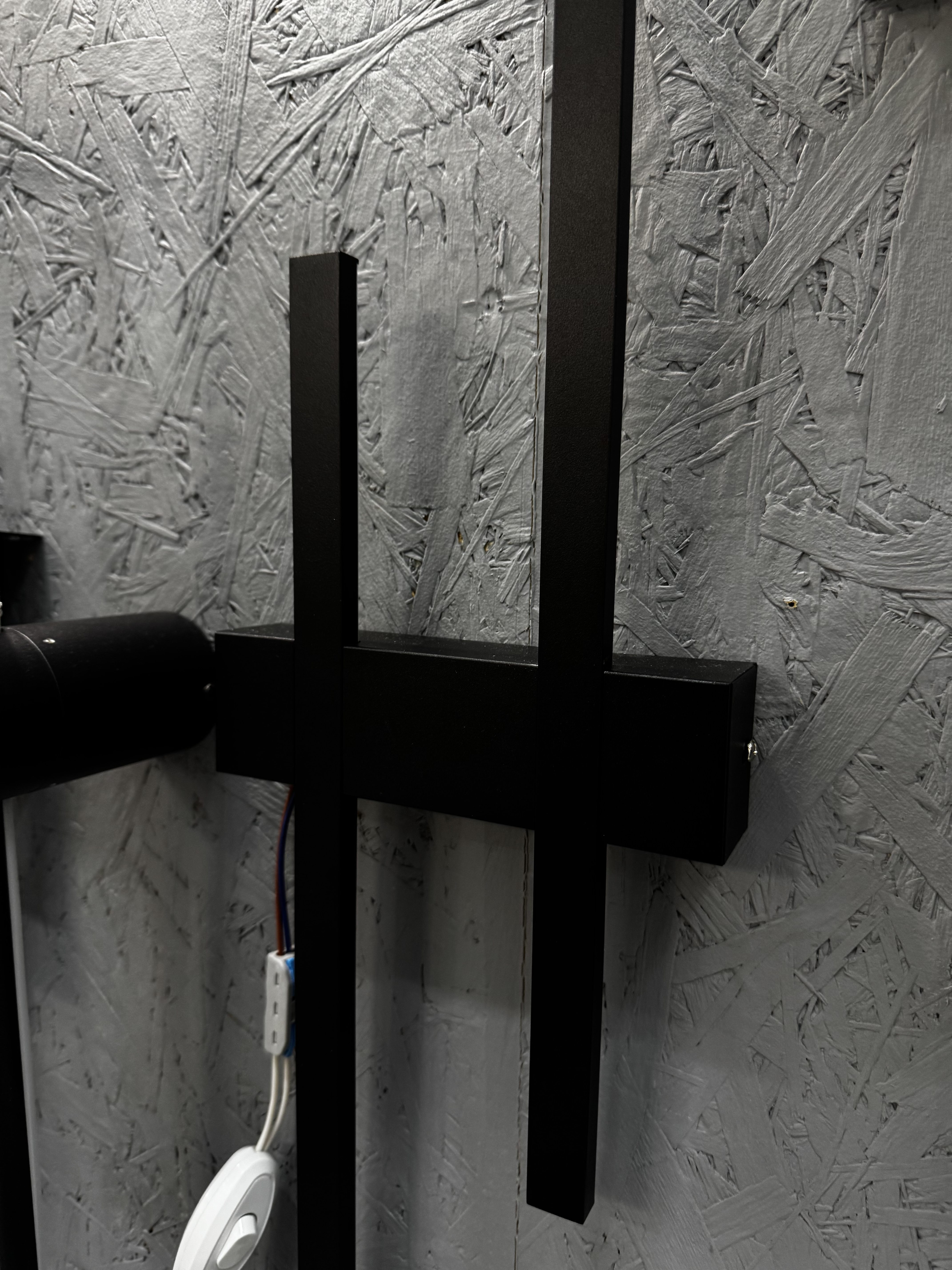 Настінний світильник правий чорного кольору з двома LED-джерелами - Зображення 10