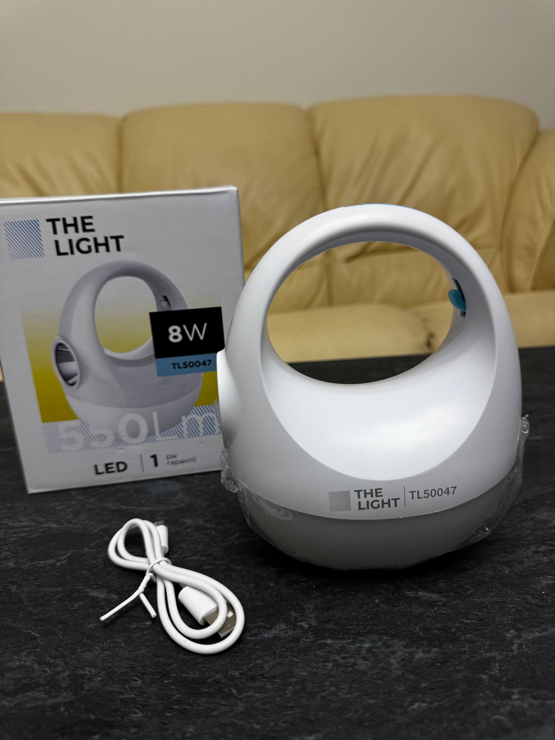 Лампа-світильник акумуляторний кемпінг підвісний з режимами потужності та USB-зарядкою - Зображення 14