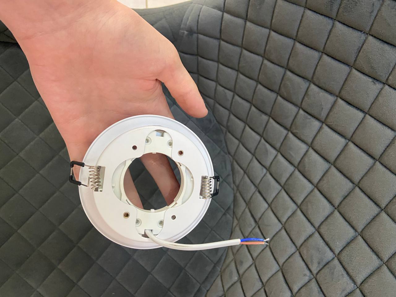 Вбудований світильник білий - Зображення 7