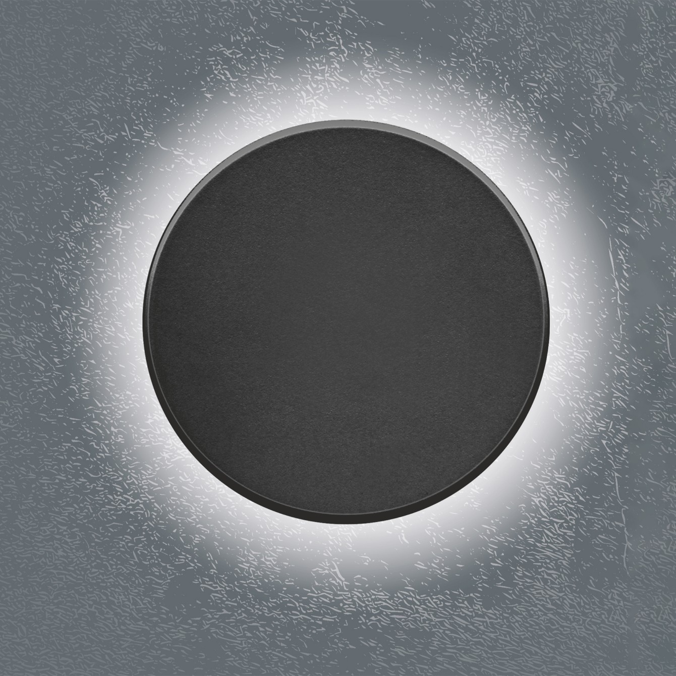 Настінне бра LED світильник IP65 з регулюванням світла, 12W, чорний - Зображення 3