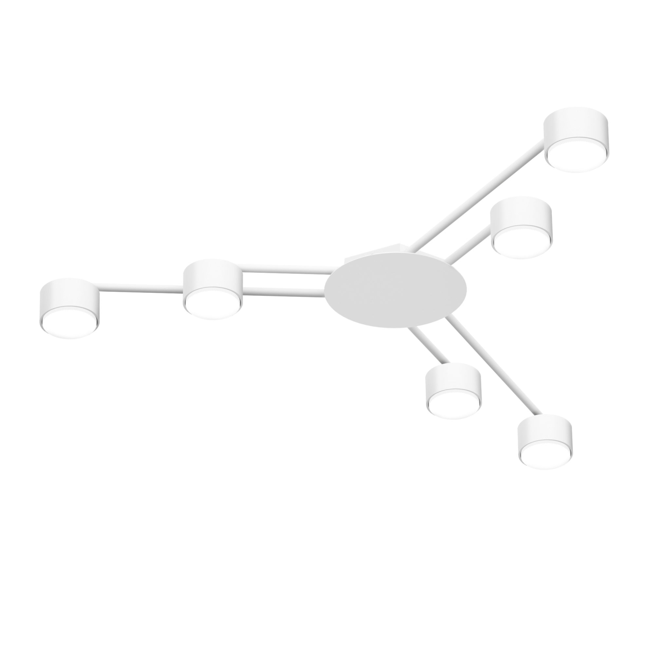 Потужний накладний світильник з 6 лампами GX53 - Зображення 2