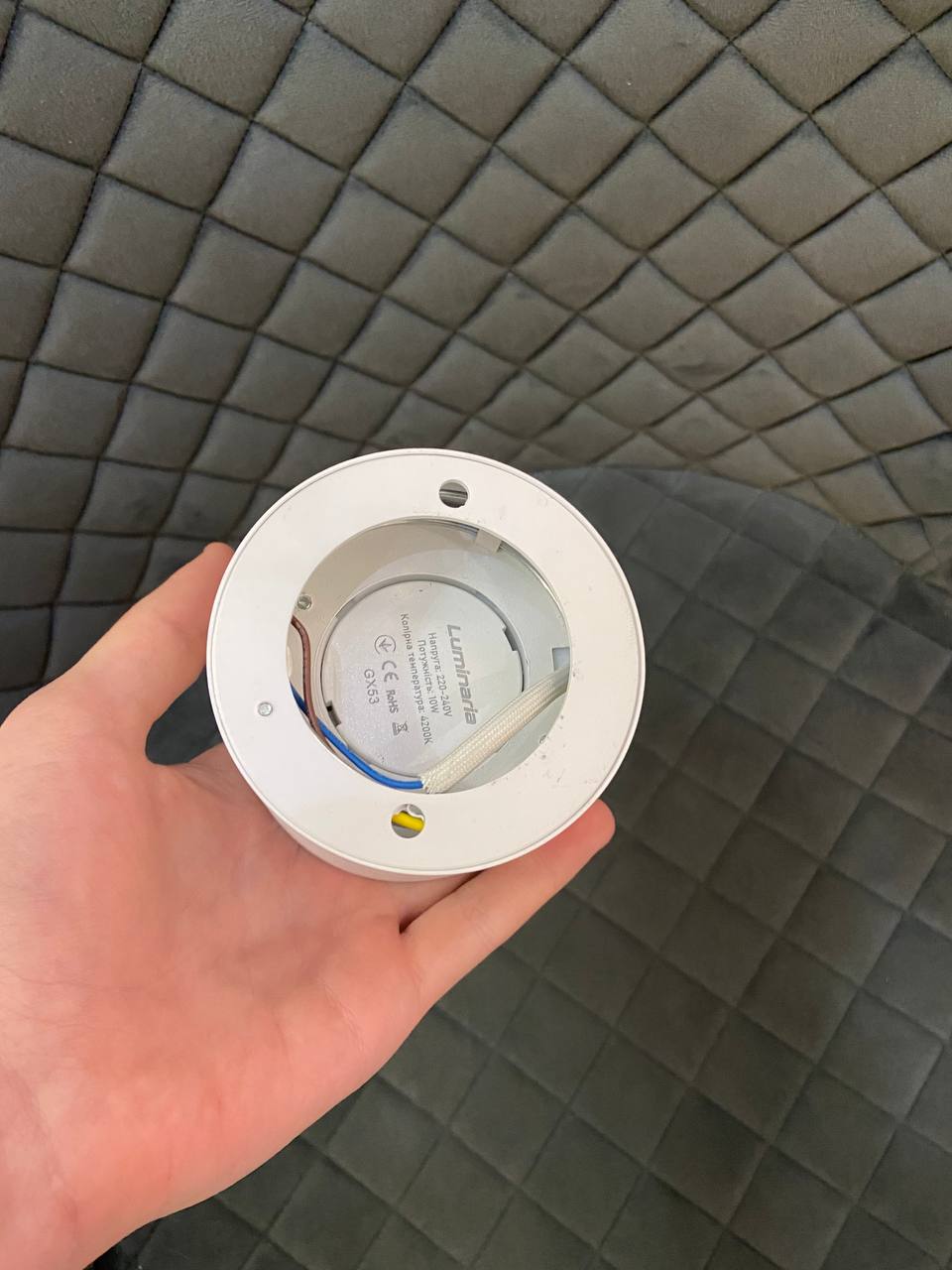 Світильник VIDEX під лампу GX53 накладний Білий - Зображення 11