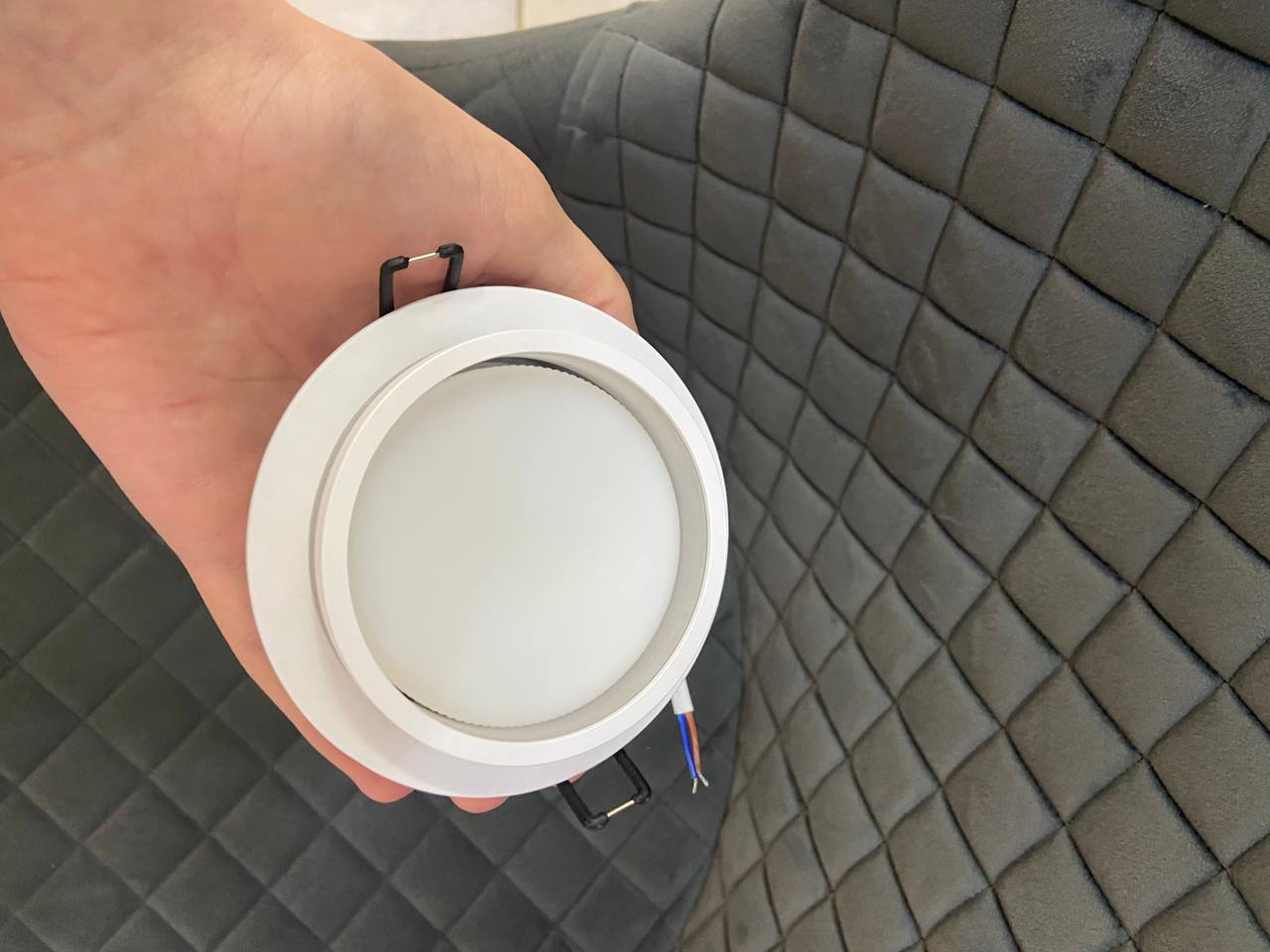 Вбудований світильник білий - Зображення 9