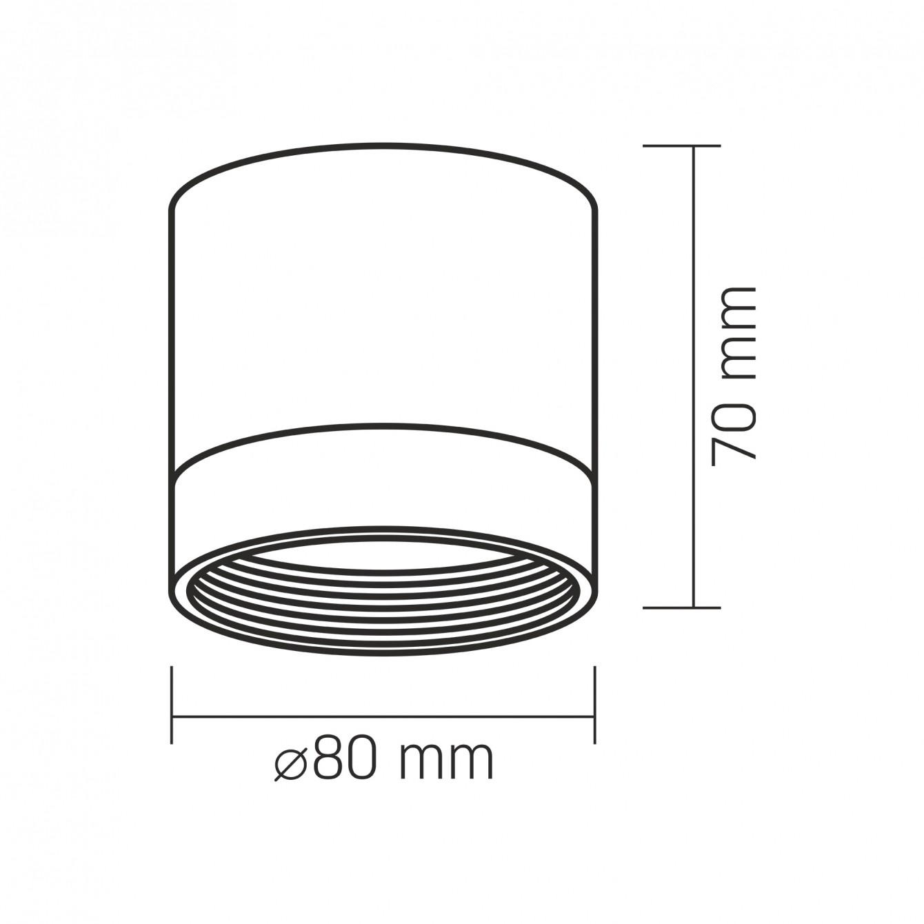Сучасний LED світильник GX53 - Зображення 2