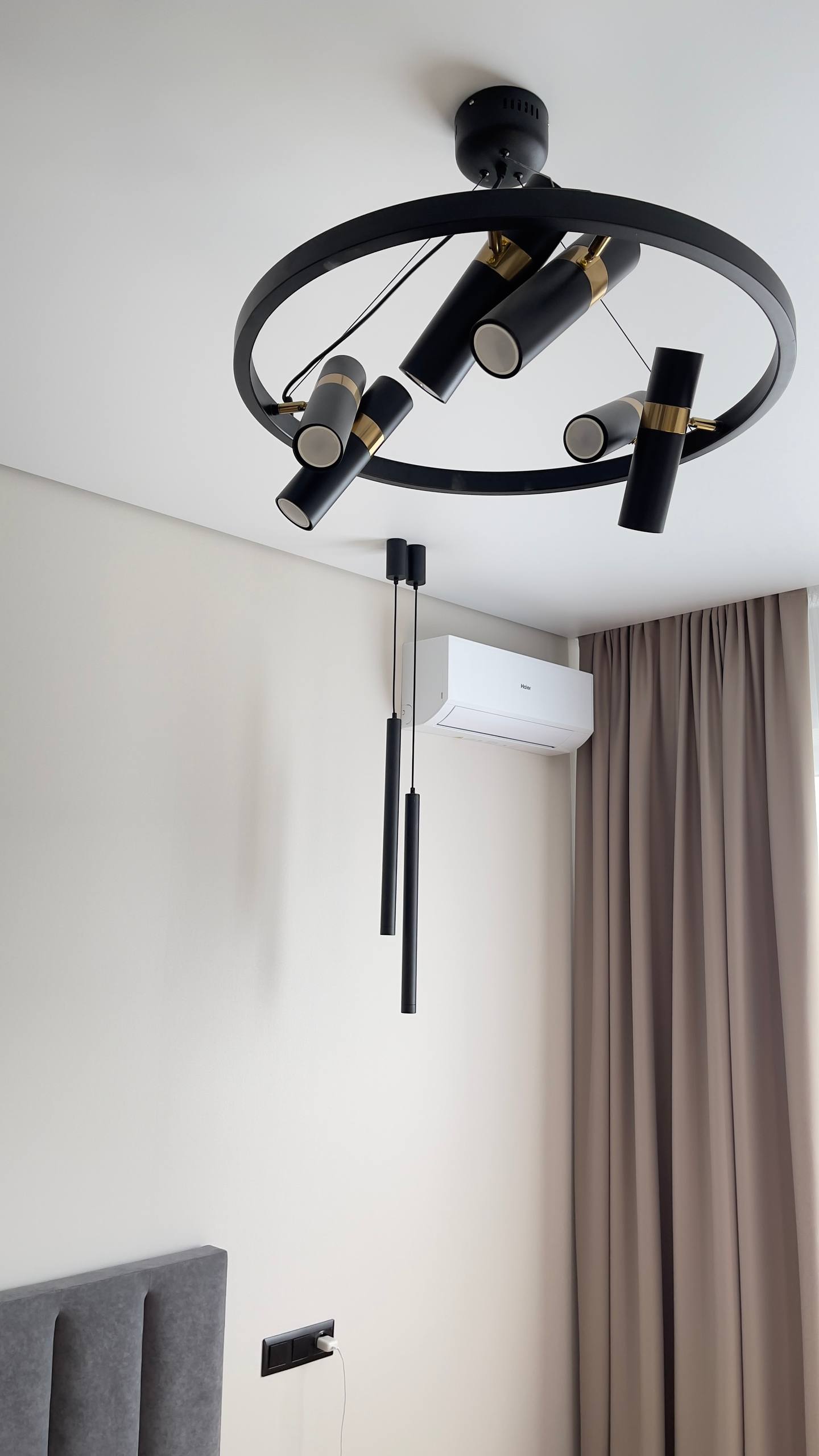 Підвіс металевий чорного кольору SM-Р MR11 5538 GU4-5.3 BK - Зображення 3