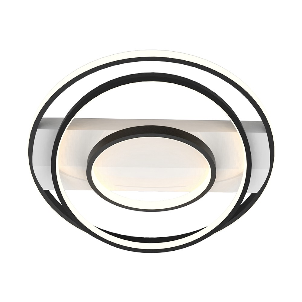 LED світильник SMART NITRO круг 100W, біло-чорний