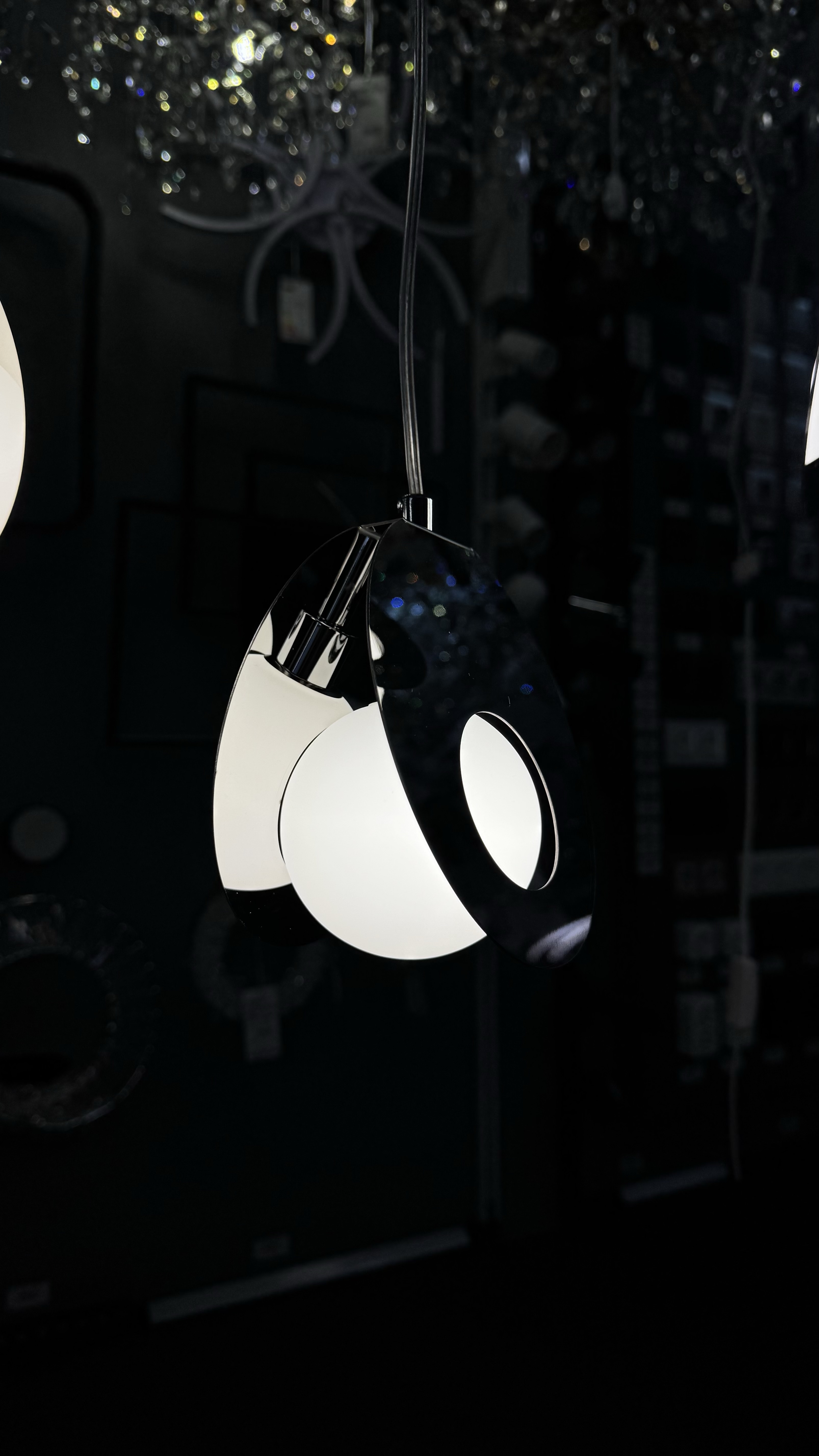 Підвісна видовжений світильник 5 ламп G9, хром, метал/скло ESTE - Зображення 15