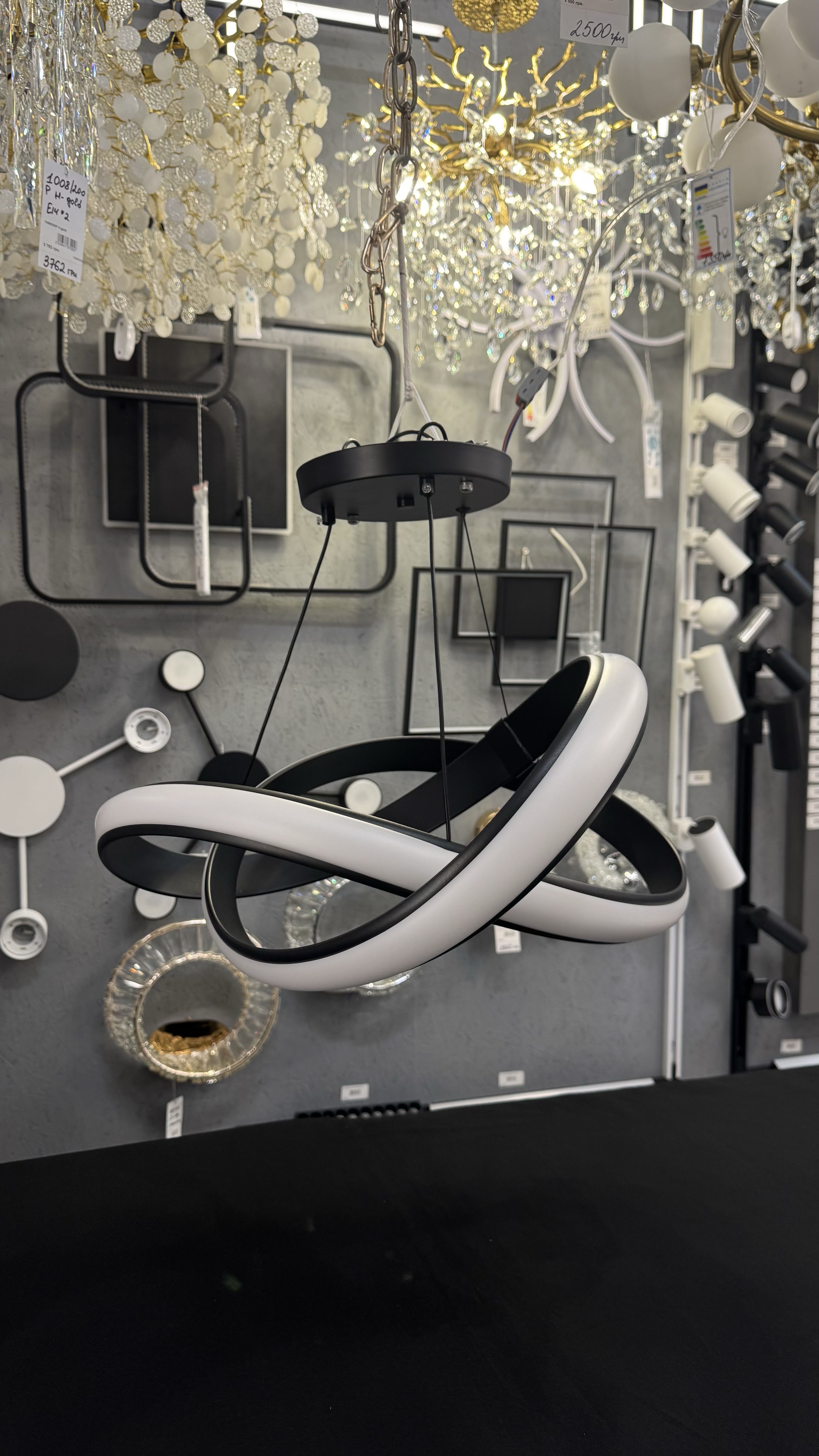 Підвісна LED-люстра на 152W з регулюванням висоти - Зображення 10