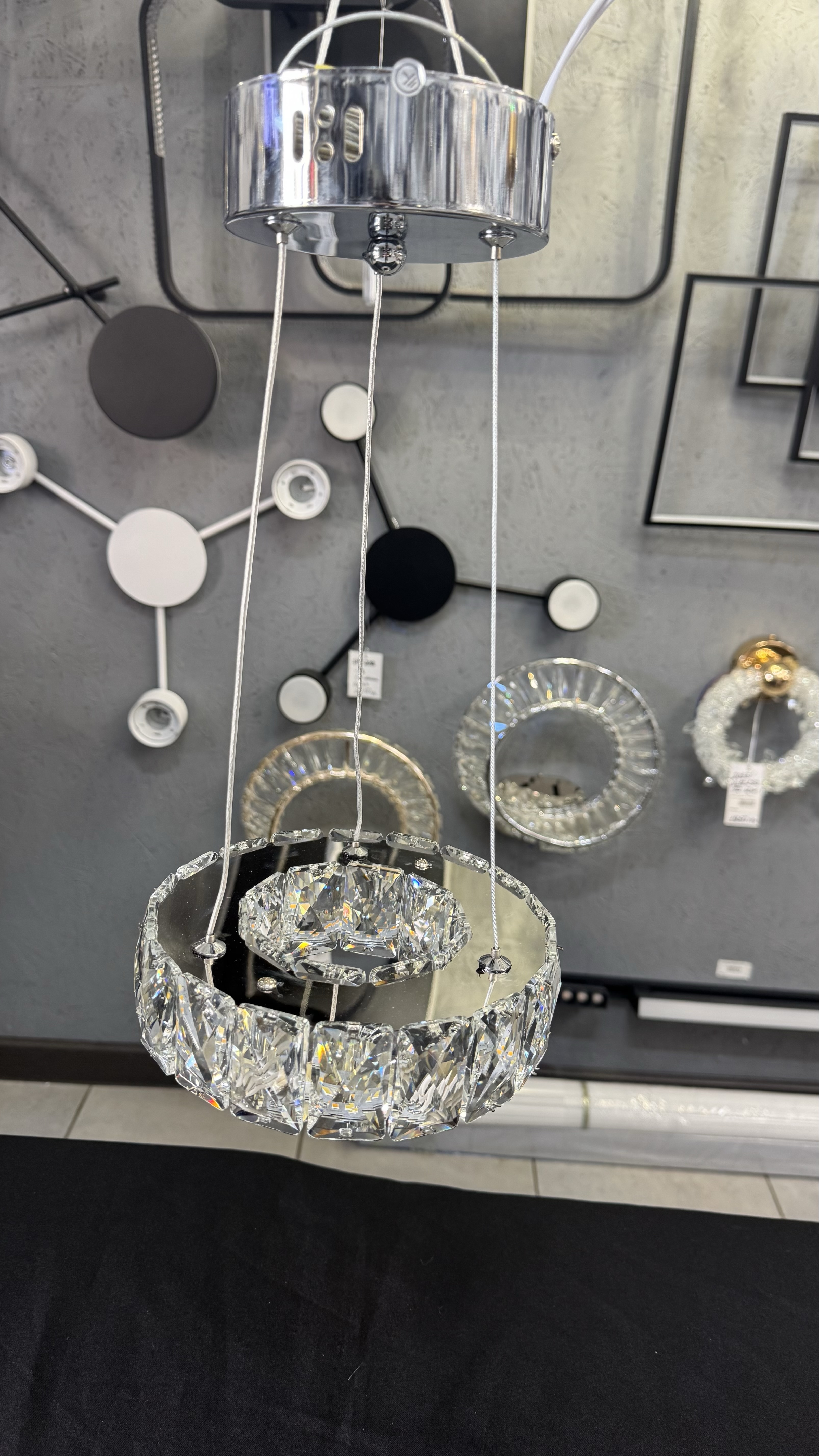 Підвісний LED світильник 17W, Хром - Зображення 14