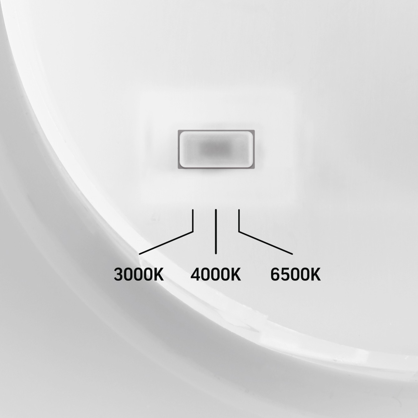 Настінний LED світильник IP65 з регулюванням світла, 12W, білий - Зображення 4