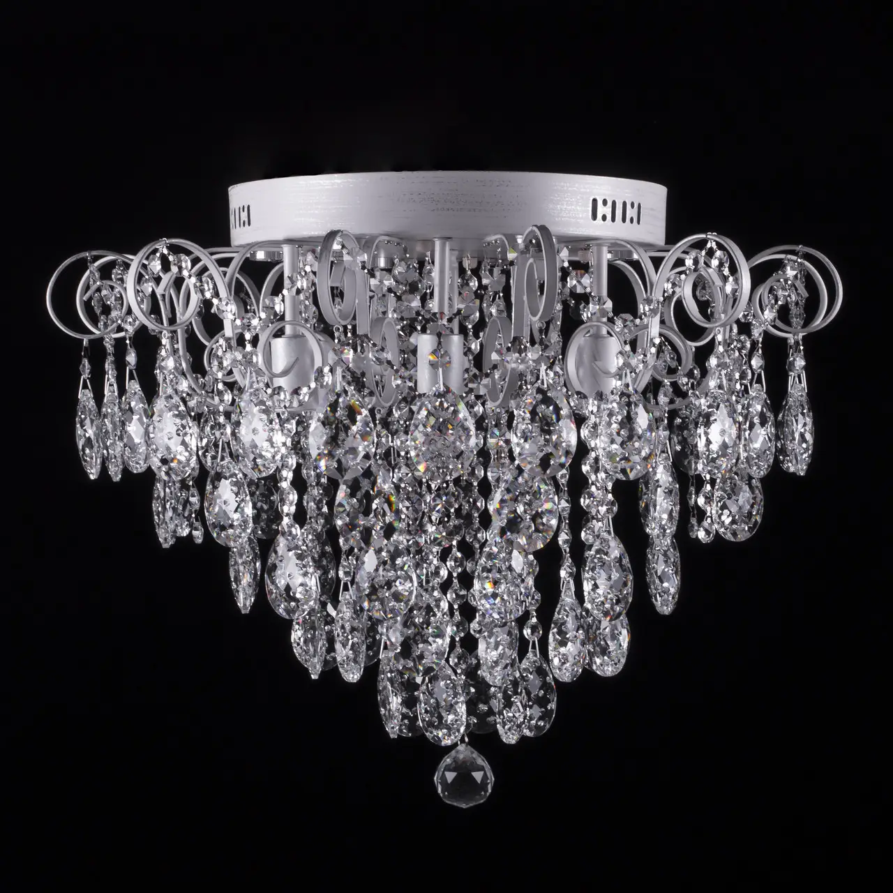 Кришталева люстра з LED підсвічуванням, 6 ламп