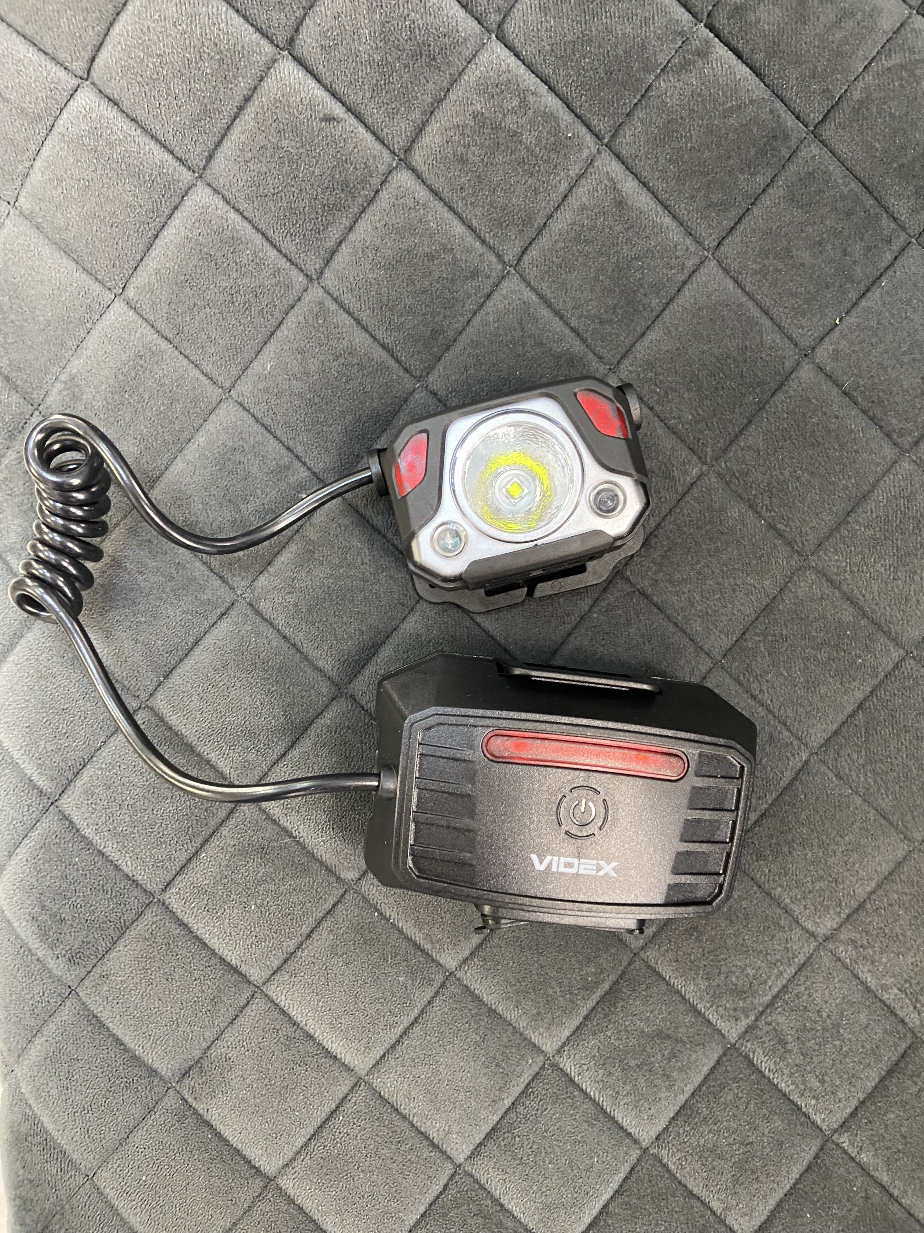 LED налобний ліхтар VIDEX 1400Lm, 6500K, з датчиком руху – для туризму та роботи - Зображення 10