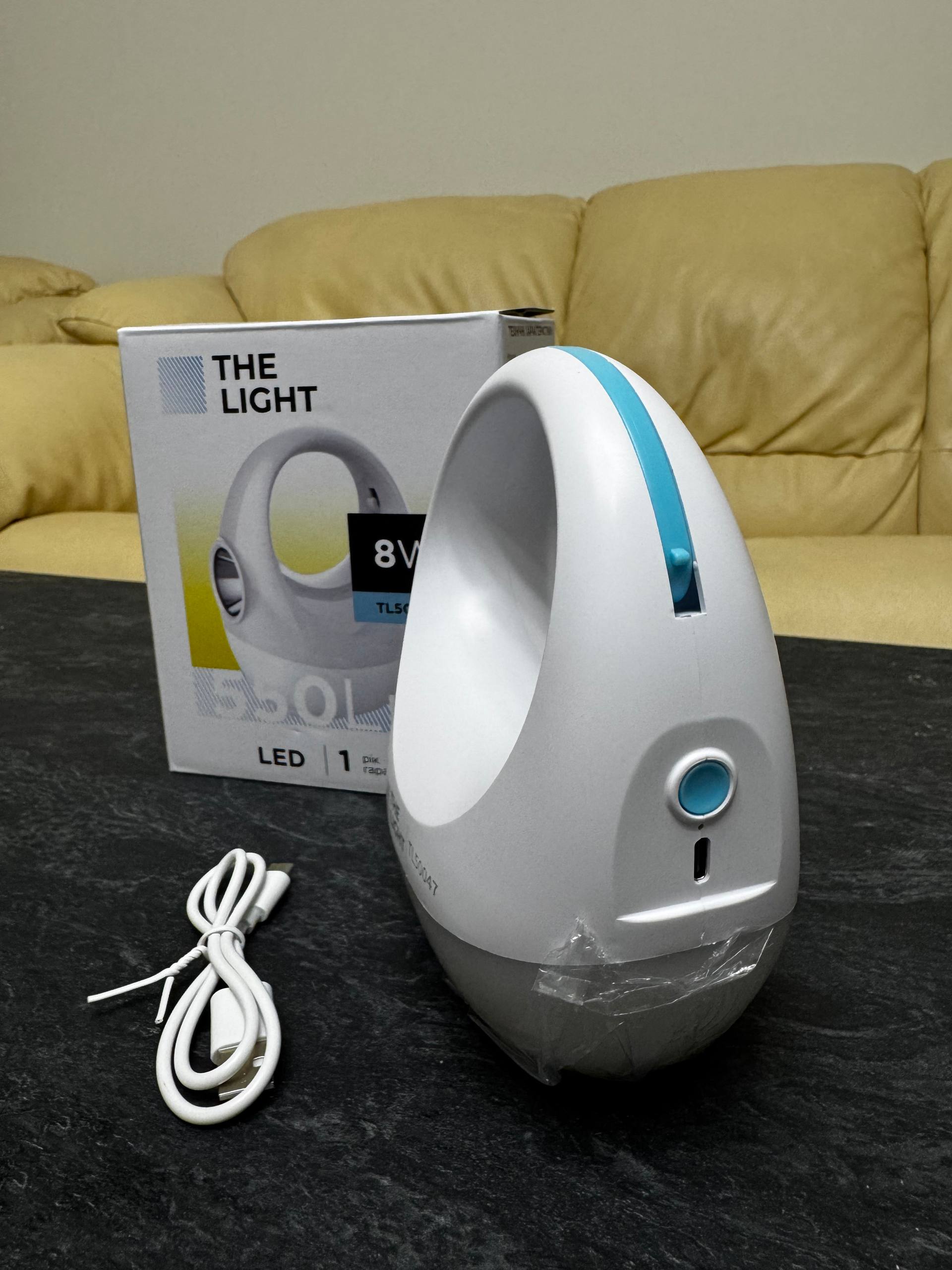 Лампа-світильник акумуляторний кемпінг підвісний з режимами потужності та USB-зарядкою - Зображення 7