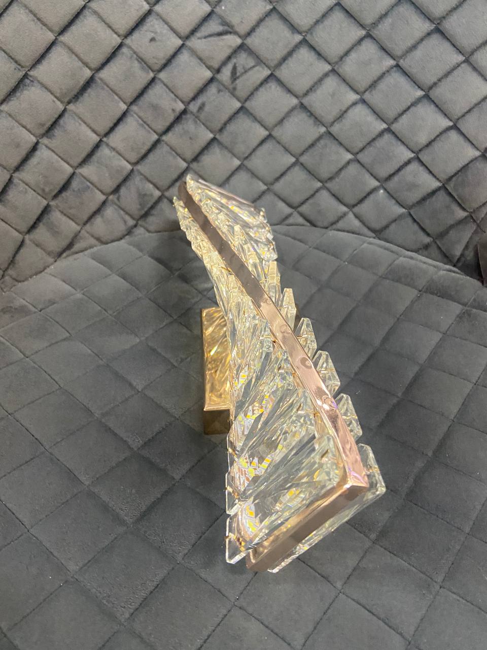 Настінне бра золото кришталь LED 15W - Зображення 2