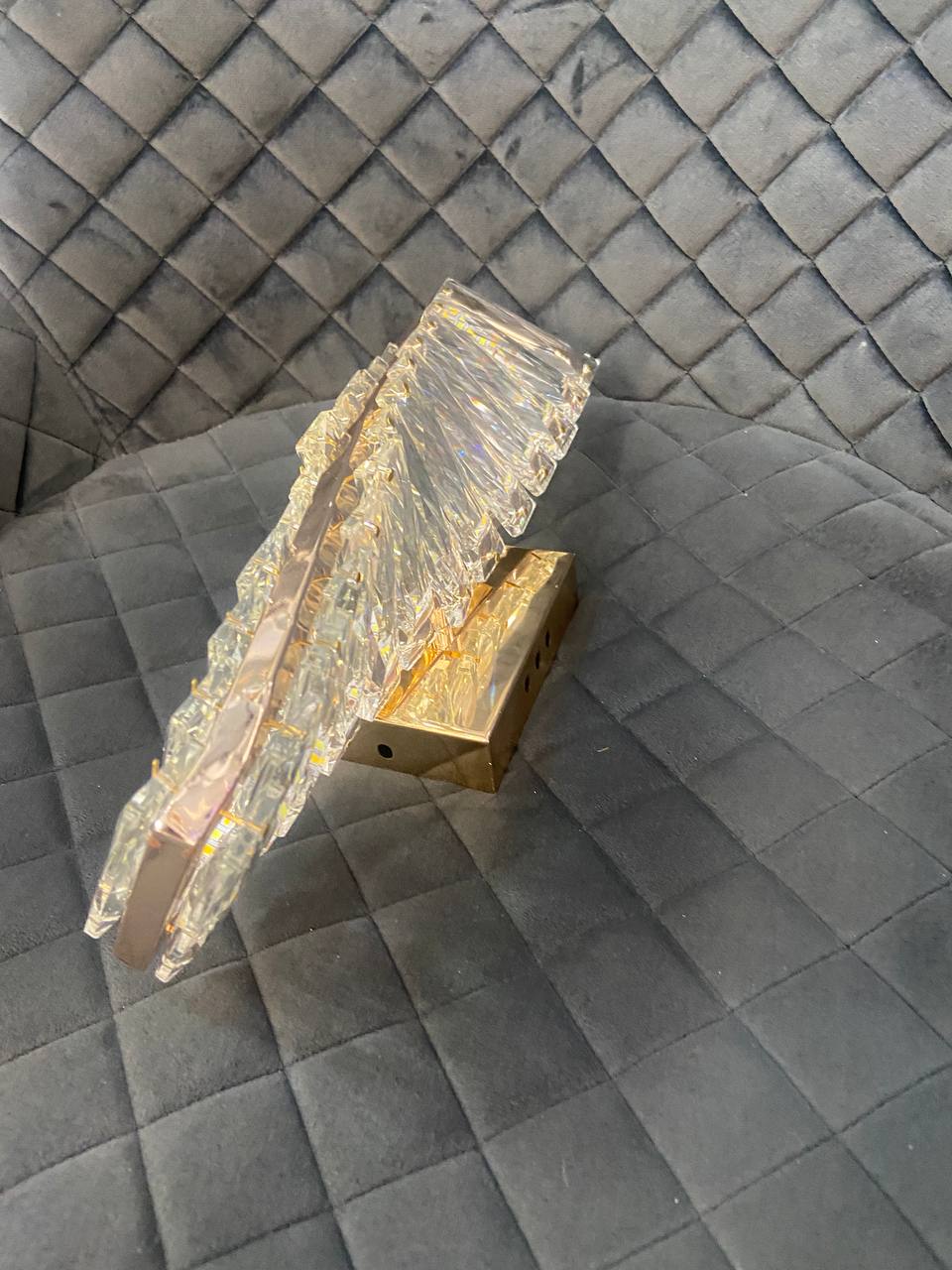 Настінне бра золото кришталь LED 15W - Зображення 3