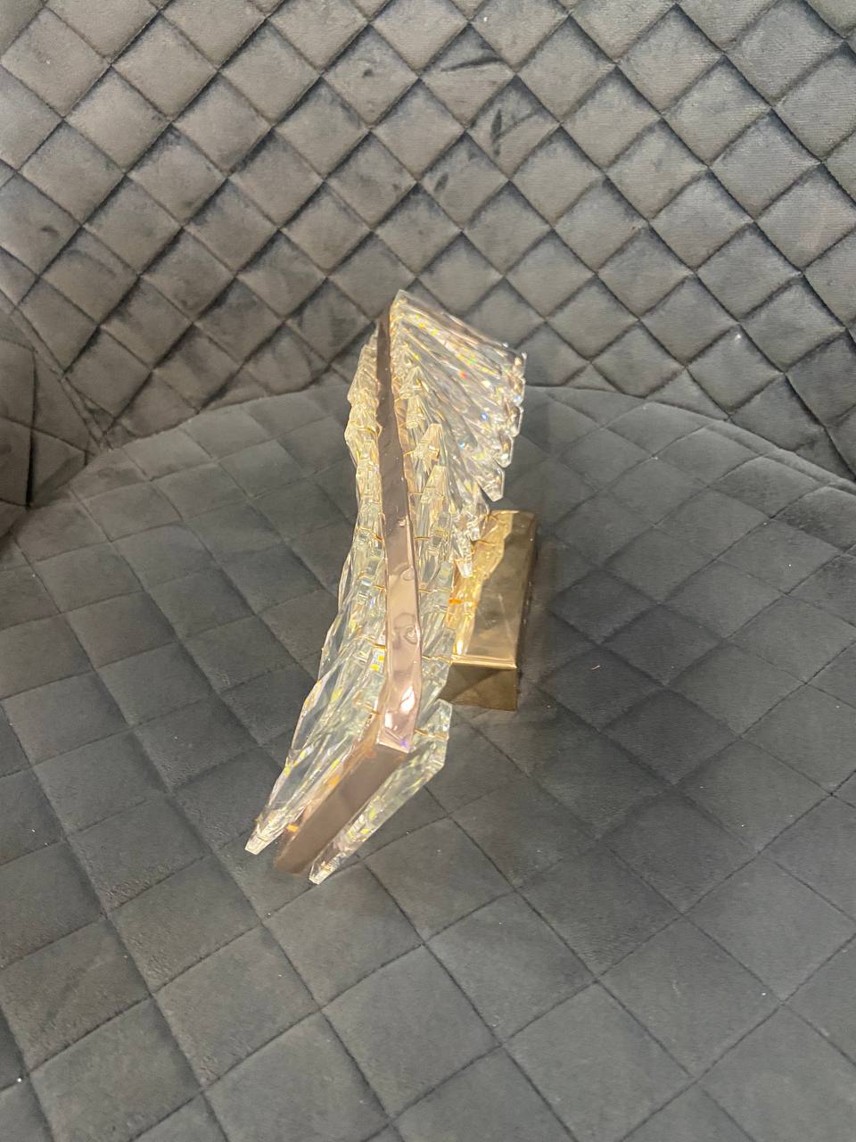 Настінне бра золото кришталь LED 15W - Зображення 4