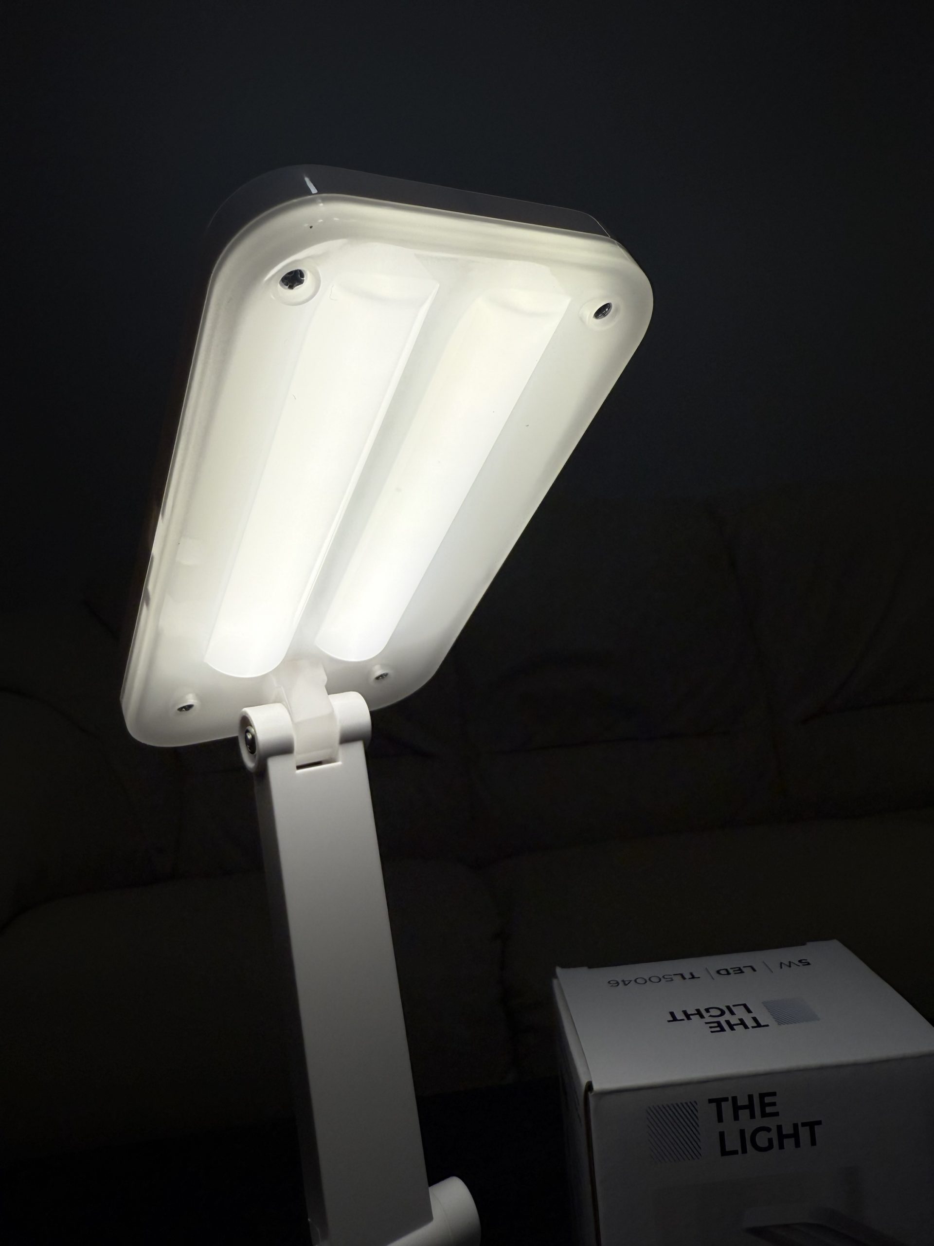 Портативна акумуляторна лампа світильник 5wat LED трансформер 1200mAh змінний акумулятор - Зображення 5